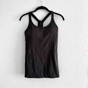 lululemon athletica Black Tank Top ebb to street